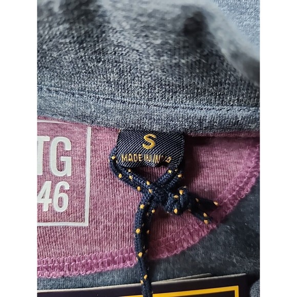 VTG 1946 Henley T-Shirt Mens S Blue Linen Cotton Poly Blend Short Sleeve NEW - Picture 6 of 8